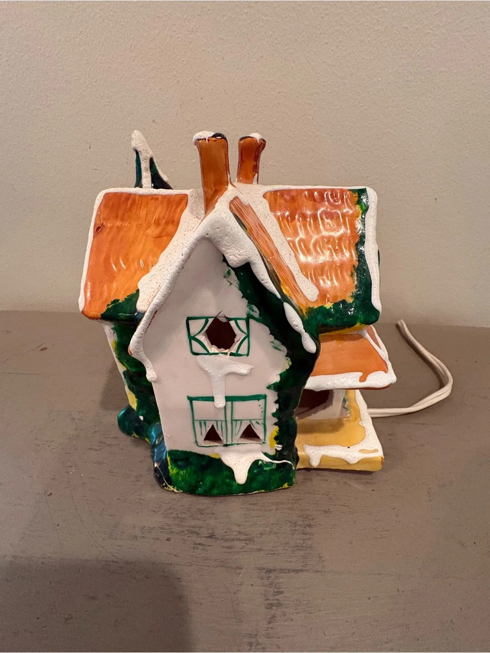VTG 1976 Dept.56 Original Snow Village Gabled Cottage
